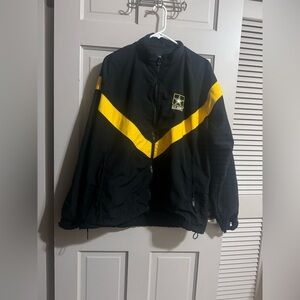 US Army Physical Fitness PT Jacket Size Large Regular